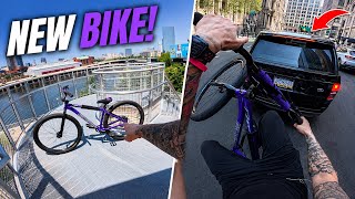 WHEELIES THROUGH CITY ON NEW OW BOMMA!