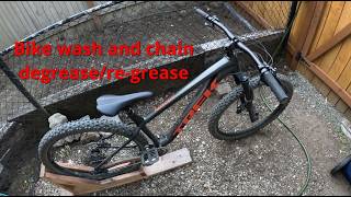 Bike Wash and Chain Degrease/Re-grease
