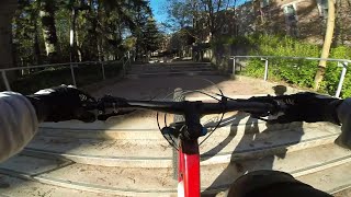 I take my full suspension Trek to the...
