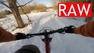 RAW - Pt 2 - Winter Biking a Canadian Trail -...