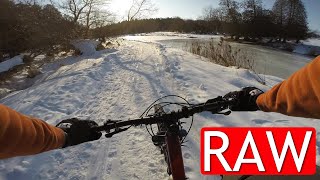 RAW - Winter Biking a Canadian Trail - Pt 1 -...