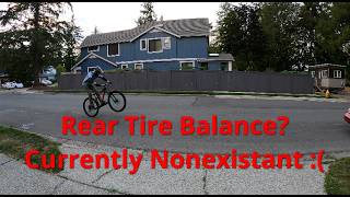 Working on Rear Tire Balance