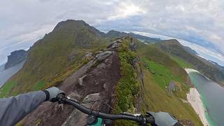 Lofoten - Mannen - MTB POV (& some drone...