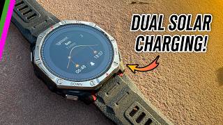 Amazfit T-Rex Dual Solar // AMOLED with SOLAR...