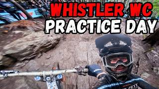 WET FIRST RUNS AT WHISTLER WC!!