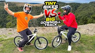 20'' KIDS BIKES vs PRO DOWNHILL TRACK IN GERMANY!!