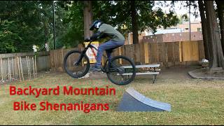 Backyard Mountain Bike Shenanigans