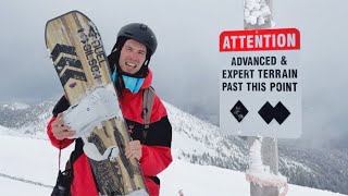 Attempting My 1st Ever Double Black Diamond…