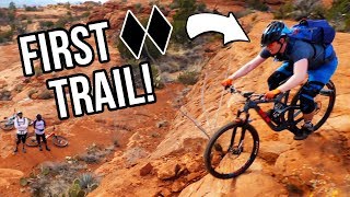 His First Double Black Trail! - Sessioning...