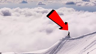 Skier Attempts 100ft Backcountry Jump