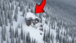 Skier Falls Off 80ft Cliff