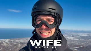 Attempting to Ski with a Woman…
