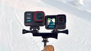 The Fall of GoPro? Skiing w/ Insta360 Ace Pro...