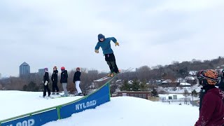Underground Skier Actually lands a Worlds 1st...
