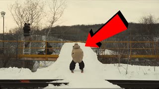 Skiing, except Fear doesn't exist