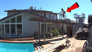 Mountain biking, except it's a Pool | Cam...