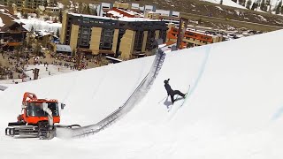 The World's 1st Double Flip Over a Snowcat ||...