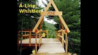 My first ever run on A-Line, Whistler