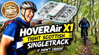 HOVERAir X1 vs Tight Scottish Singletrack | It...