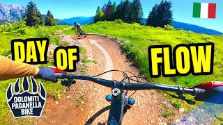 Flow bis zum Abwinken im Paganella Bikepark...