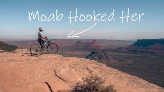 Claire's First Mountain Bike Ride Was in Moab...