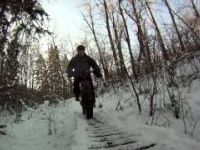 Fatbiking Winter Bridge Fun on the Golddigger...