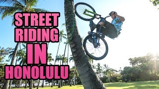 STREET RIDING IN HONOLULU - URBAN MTB FREERIDE