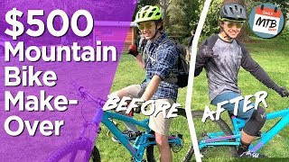 I Gave Him $500 Of New Mountain Bike Gear!