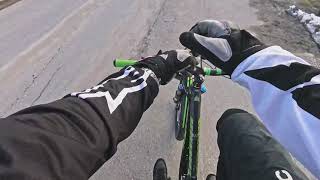 21 march 2019 Bike path at Bakkegata