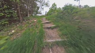 22 May 2019 Ride up and down a stairs trail -