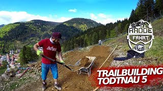 TRAIL BUILDING TIMELAPSE - BIKEPARK TODTNAU...