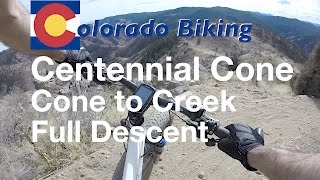 CO MTB  | Centennial Cone - Full Descent: Cone...
