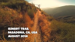 Sunset Trail Mountain Biking, Pasadena CA -...