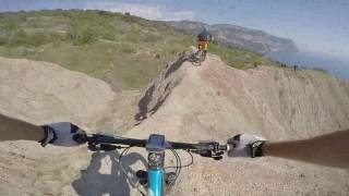 on the ridge