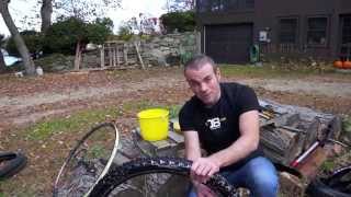 Tubeless Mountain Bike Tire Installation...