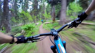 Mountain Biking Bear Canyon Trail in American...