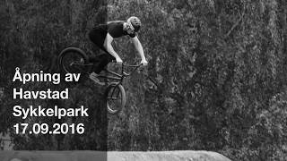 Åpning av Havstad sykkelpark i Trondheim den...