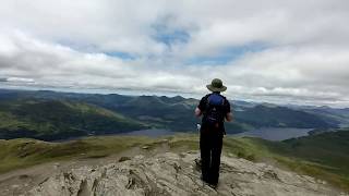 Over the bars on Ben Lomond... (My first munro...