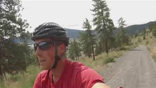 Mountain Bike ride with toddler in bike trailer