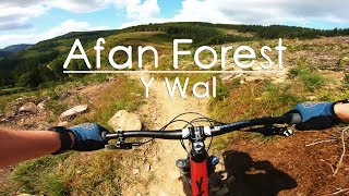 Earning those descents on Y Wal | Afan Forest...