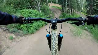 Abandoned Flow Trail on Commencal Clash