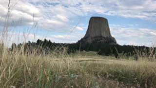 Devils Tower Wyoming time lapse