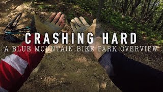 Crashing Hard at Blue Mountain Bike Park