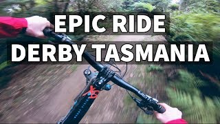 EPIC RIDE down Blue Tier! Derby, Tasmania