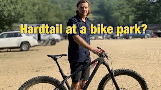 Can you ride that on a hardtail? Yes you can!...