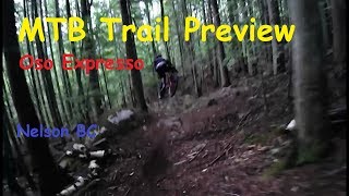 Oso Expresso, Nelson B.C. Mountain Bike Trail...