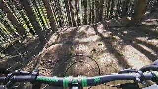 Down Akebakken & a Steep trail, and on the...
