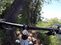 Mountain biking South Shore of Jenkinson Lake,...