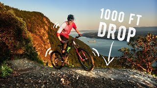 DON'T LOOK DOWN // Incredible mountain biking...