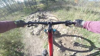 Autumn Mountain Biking - Getting to the Cliff...